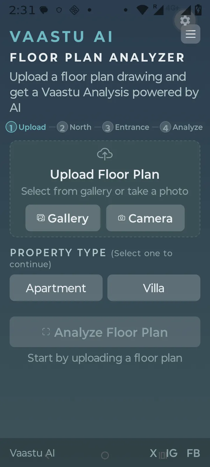 Vaastu AI — Floor Plan Analyzer screenshot 2
